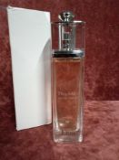 RRP £95 Boxed Full 100Ml Tester Bottle Of Christian Dior Addict Edt Spray