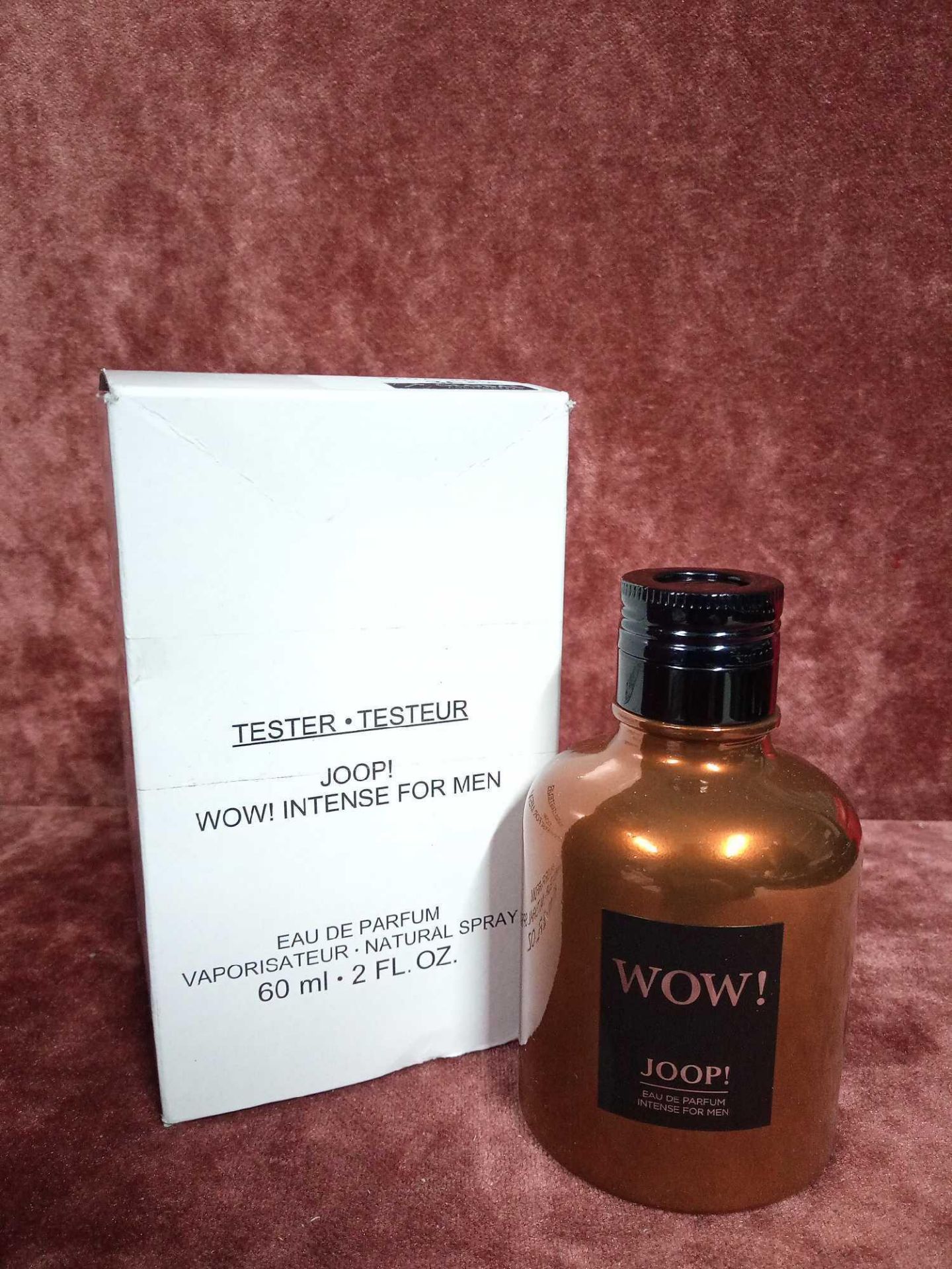 RRP £55 Boxed 60 Ml Tester Bottle Of Joop Wow Intense For Men Eau De Parfum Intense Spray