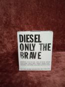 RRP £65 Brand New Boxed And Sealed 75Ml Tester Bottle Of Diesel Only The Brave Edt Spray