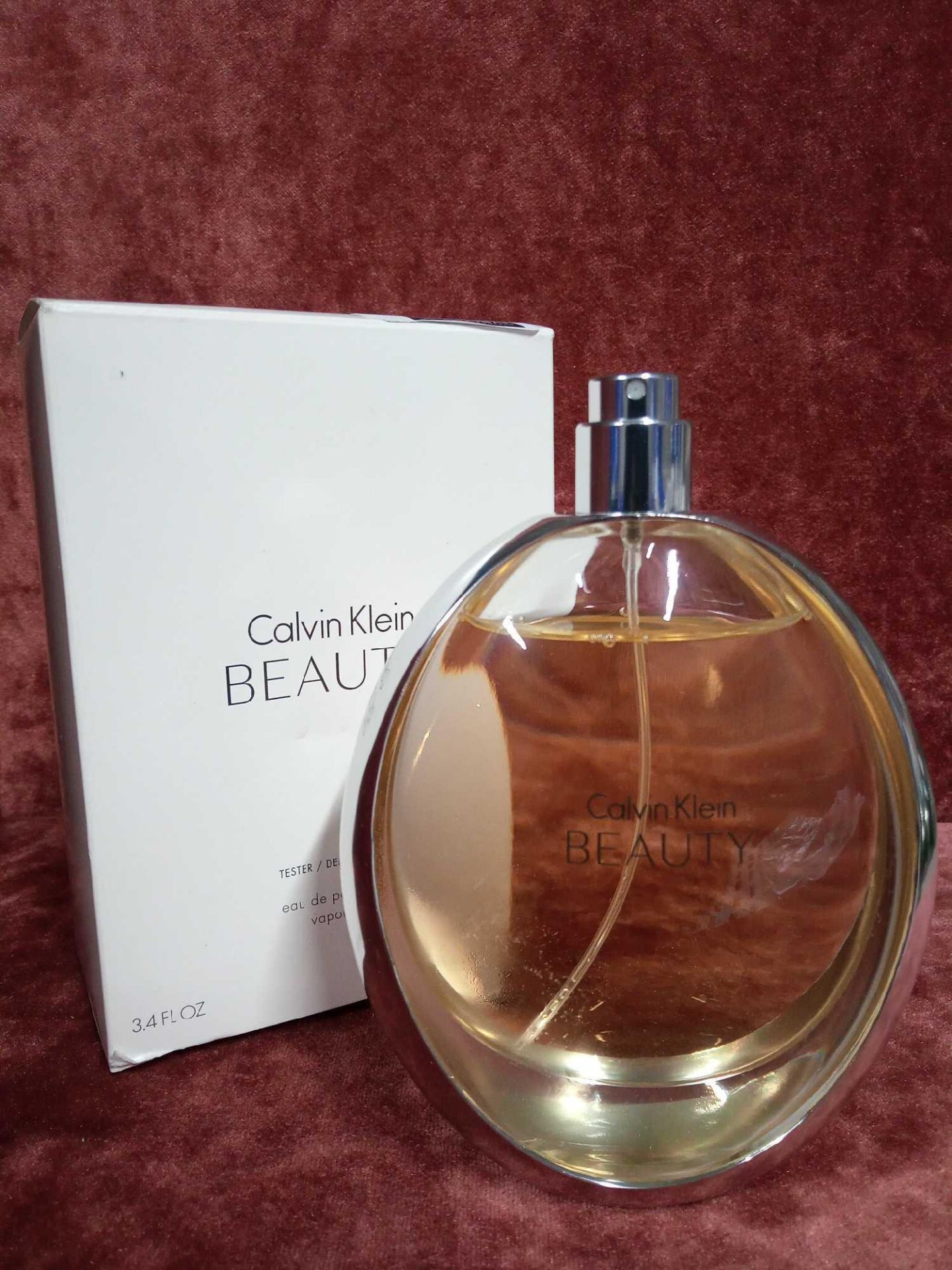 RRP £70 Boxed 100Ml Tester Bottle Of Calvin Klein Beauty Eau De Parfum