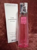 RRP £80 Boxed 75Ml Tester Bottle Of Givenchy Live Irresistible Rosy Crush Eau De Parfum Florale