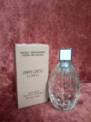 RRP £55 Boxed Full 90Ml Tester Bottle Of Jimmy Choo Floral Edt Spray