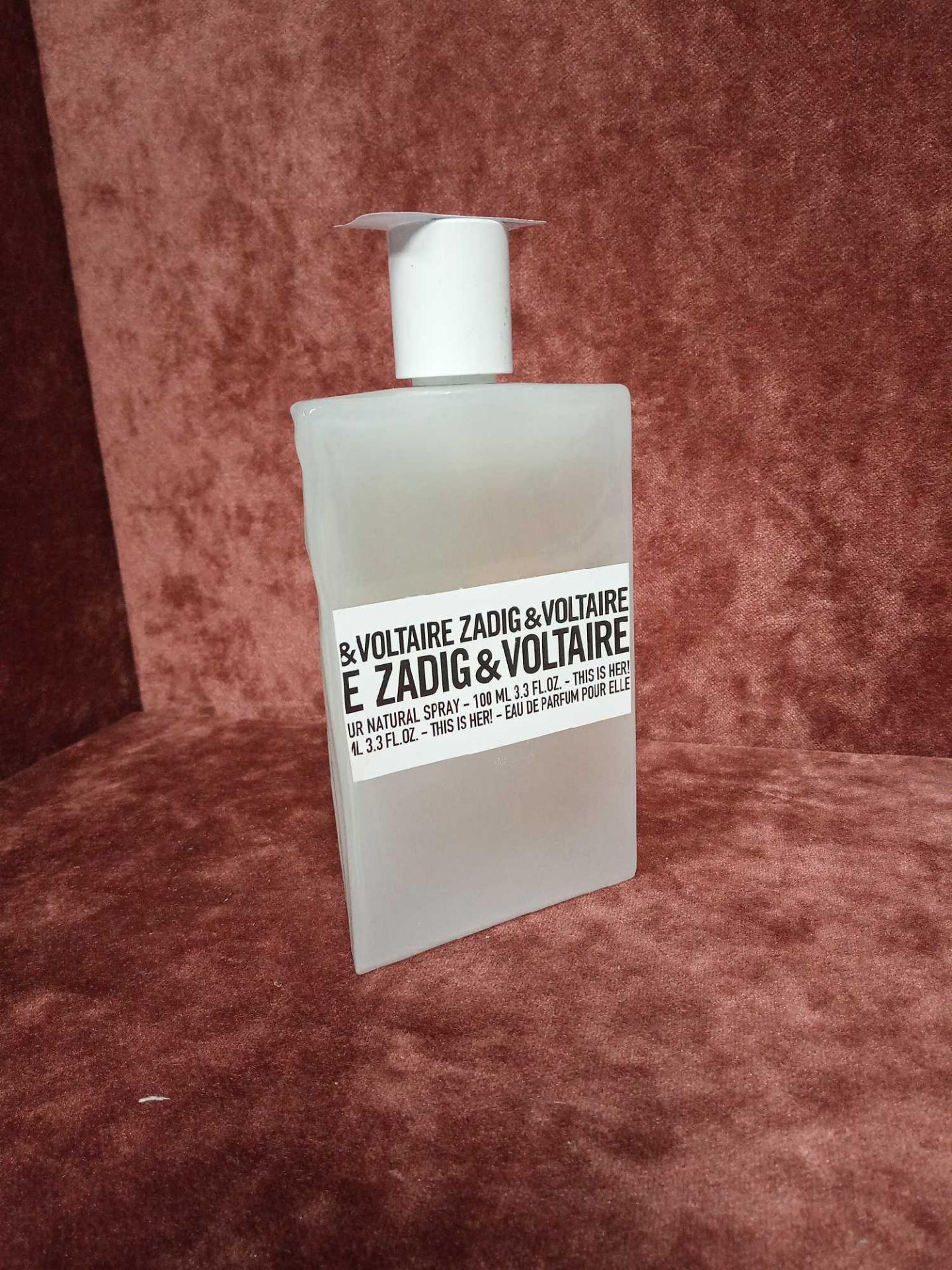 RRP £60 Unboxed 100Ml Tester Bottle Of Zadig And Voltaire This Is Her Eau De Parfum