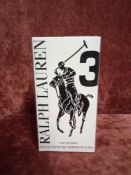 RRP £70 Brand New Boxed And Sealed 100Ml Tester Of Ralph Lauren The Big Pony Collection #3 Eau De To