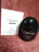 RRP £65 Boxed Full 100Ml Tester Bottle Of Calvin Klein Obsessed Eau De Parfum Intense For Women