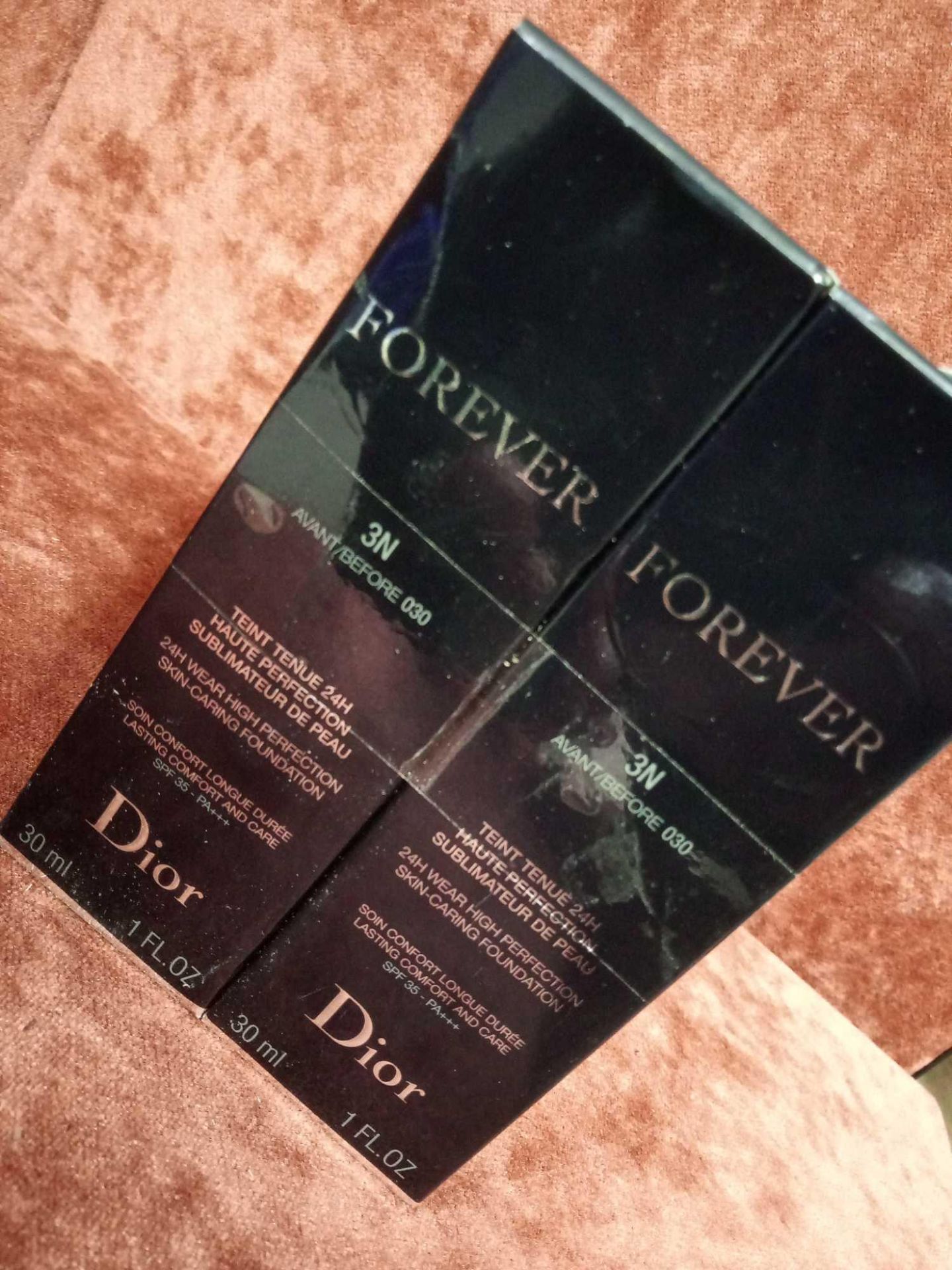 RRP £75 Lot To Contain 2 Brand New Boxed Christian Dior Forever Skin 24-Hour Foundation 30Ml (Shades - Image 2 of 2
