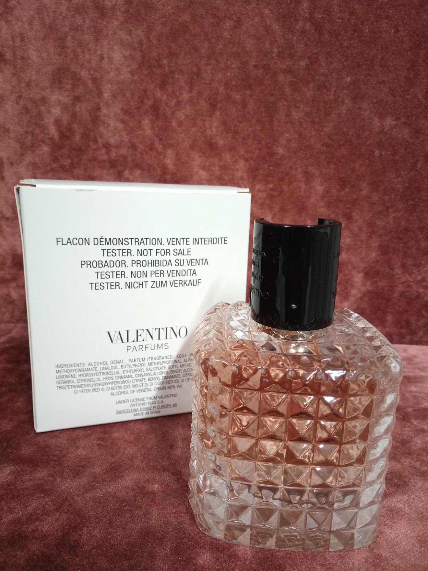 RRP £95 Boxed 100Ml Tester Bottle Of Valentino Donna Eau De Parfum