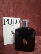 RRP £60 Boxed 125Ml Tester Bottle Of Ralph Lauren Polo Black Edt Spray