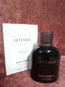 RRP £80 Boxed Tester Bottle Of Dolce And Gabbana Intense Pour Homme 125Ml Edp Natural Spray Vaporisa