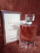 RRP £65 Boxed 50 Ml Tester Bottle Of Lancôme Paris La Vie Est Belle Leau De Toilette Florale