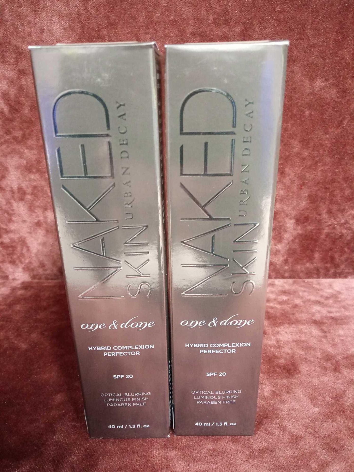 RRP £65 Lot Of 2 Brand New Boxed Testers Of Urban Decay Naked Skin One & Done Hybrid Complexion Perf - Image 2 of 3