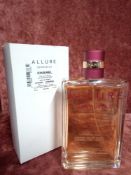 RRP £110 Boxed 100Ml Tester Bottle Of Chanel Paris Allure Sensuelle Eau De Parfum