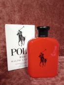 RRP £70 Boxed 125Ml Tester Bottle Of Ralph Lauren Polo Red Edt Spray