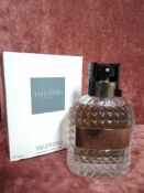 RRP £85 Boxed 100Ml Tester Bottle Of Valentino Uomo Edt Spray