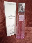 RRP £70 Boxed 75Ml Tester Bottle Of Givenchy Live Irresistible Blossom Crush Edt Spray