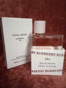 RRP £95 Boxed Full 100Ml Tester Bottle Of Burberry Her Eau De Parfum