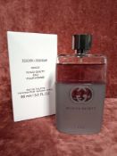 RRP £75 Boxed 90Ml Tester Bottle Off Gucci Guilty By Gucci Eau Pour Homme Edt Spray