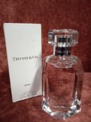 RRP £80 Boxed 75Ml Tester Bottle Of Tiffany And Co Sheer Edt Spray Ex-Display