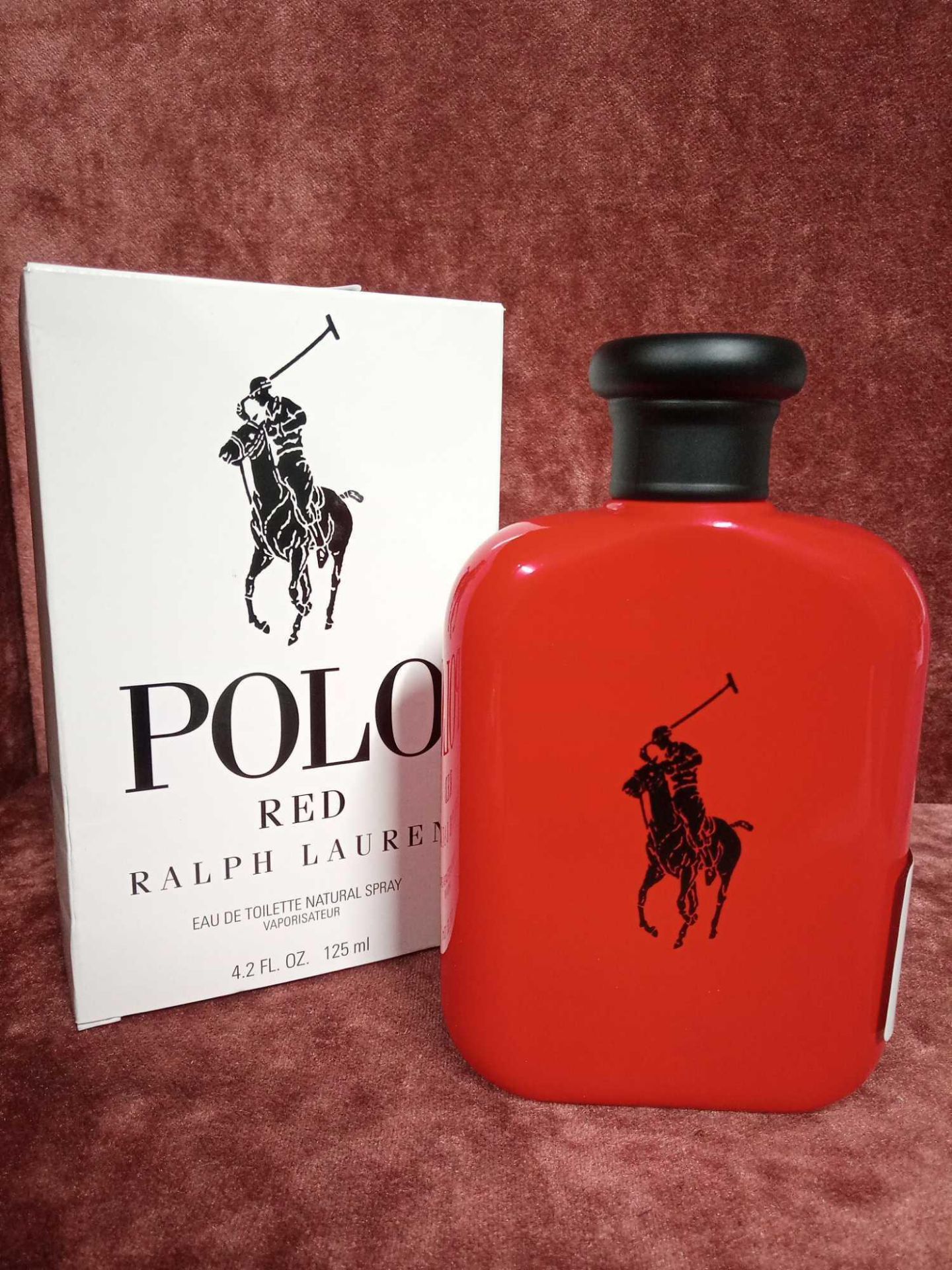 RRP £70 Boxed Full 125Ml Tester Bottle Of Polo Red By Ralph Lauren Edt Spray