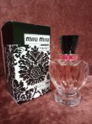RRP £90 Boxed 100Ml Tester Bottle Of Miu Miu Twist Eau De Parfum