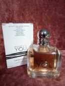 RRP £80 Boxed 100Ml Tester Bottle Of Emporio Armani Because It'S You Eau De Parfum Spray