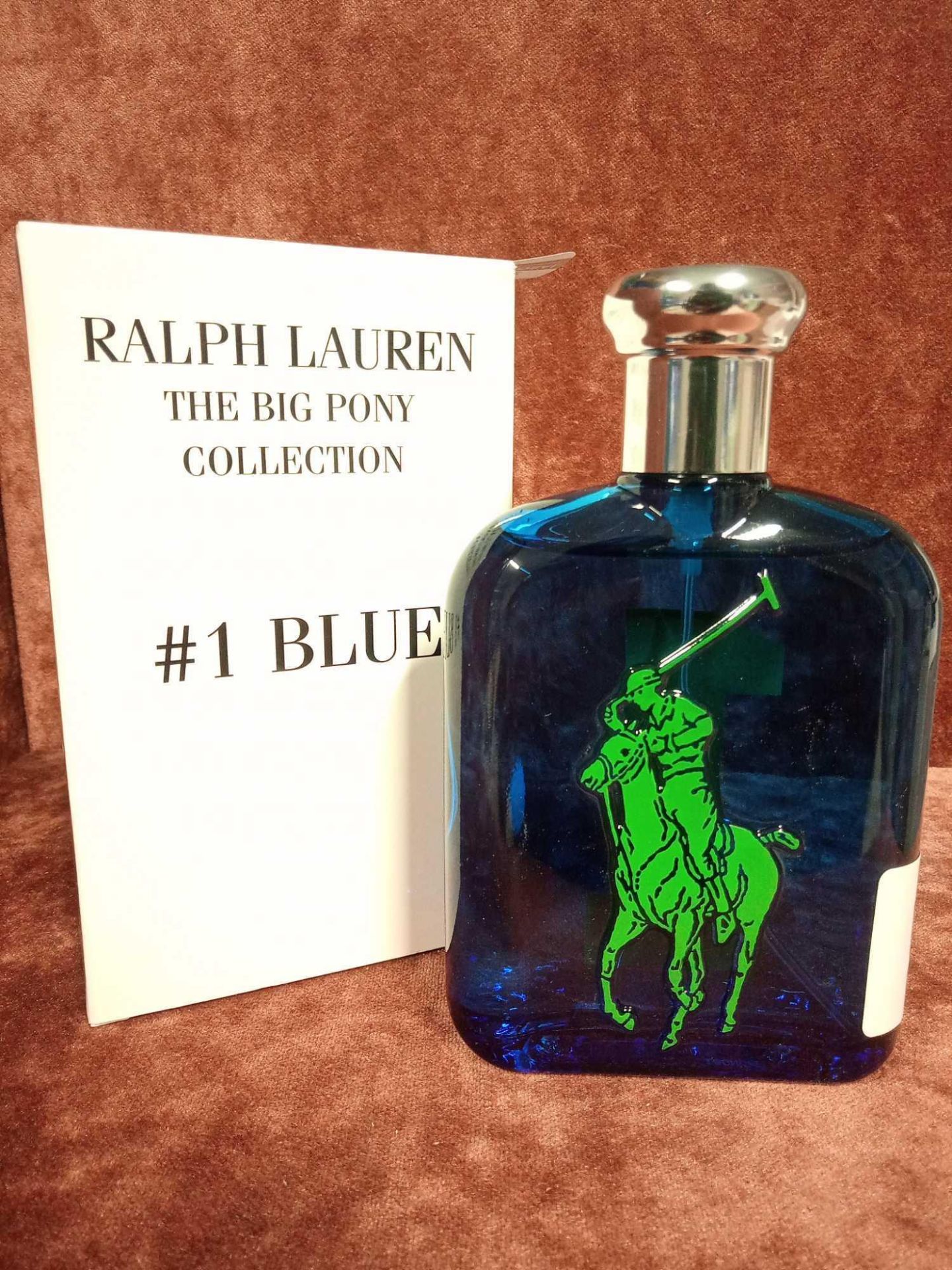 RRP £80 Boxed Full 125Ml Bottle Of Ralph Lauren The Big Pony Collection #1 Blue Edt Spray