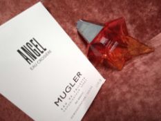 RRP £60 Boxed Full 50Ml Tester Bottle Of Thierry Mugler Angel Eau Croisere Edt Spray With Display St