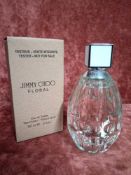 RRP £55 Boxed Full 90Ml Tester Bottle Of Jimmy Choo Floral Edt Spray