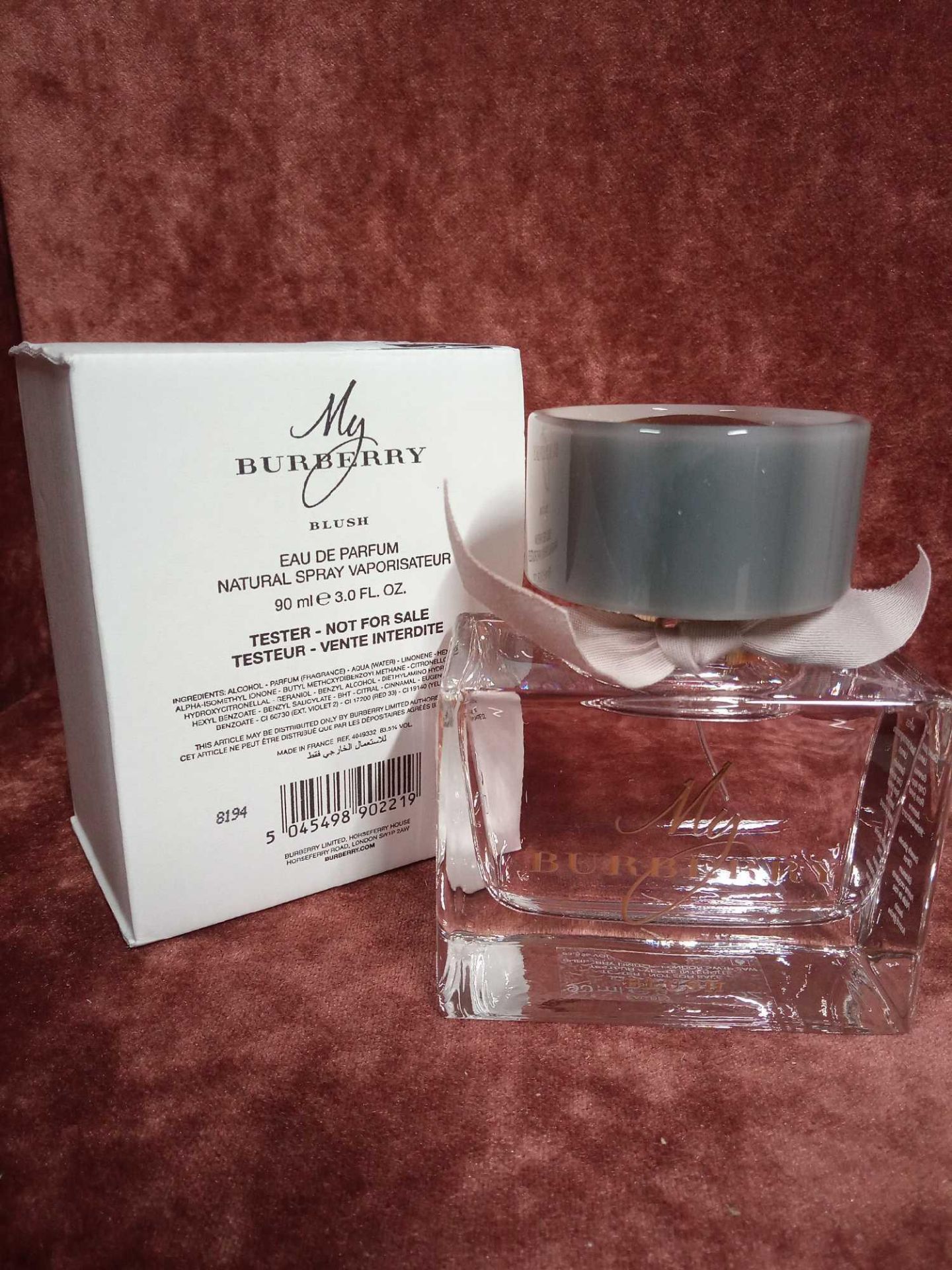 RRP £80 Boxed 90Ml Tester Bottle Of My Burberry Blush Eau De Parfum