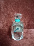 RRP £90 Unboxed 75Ml Tester Bottle Of Tiffany And Co Eau De Parfum Ex Display