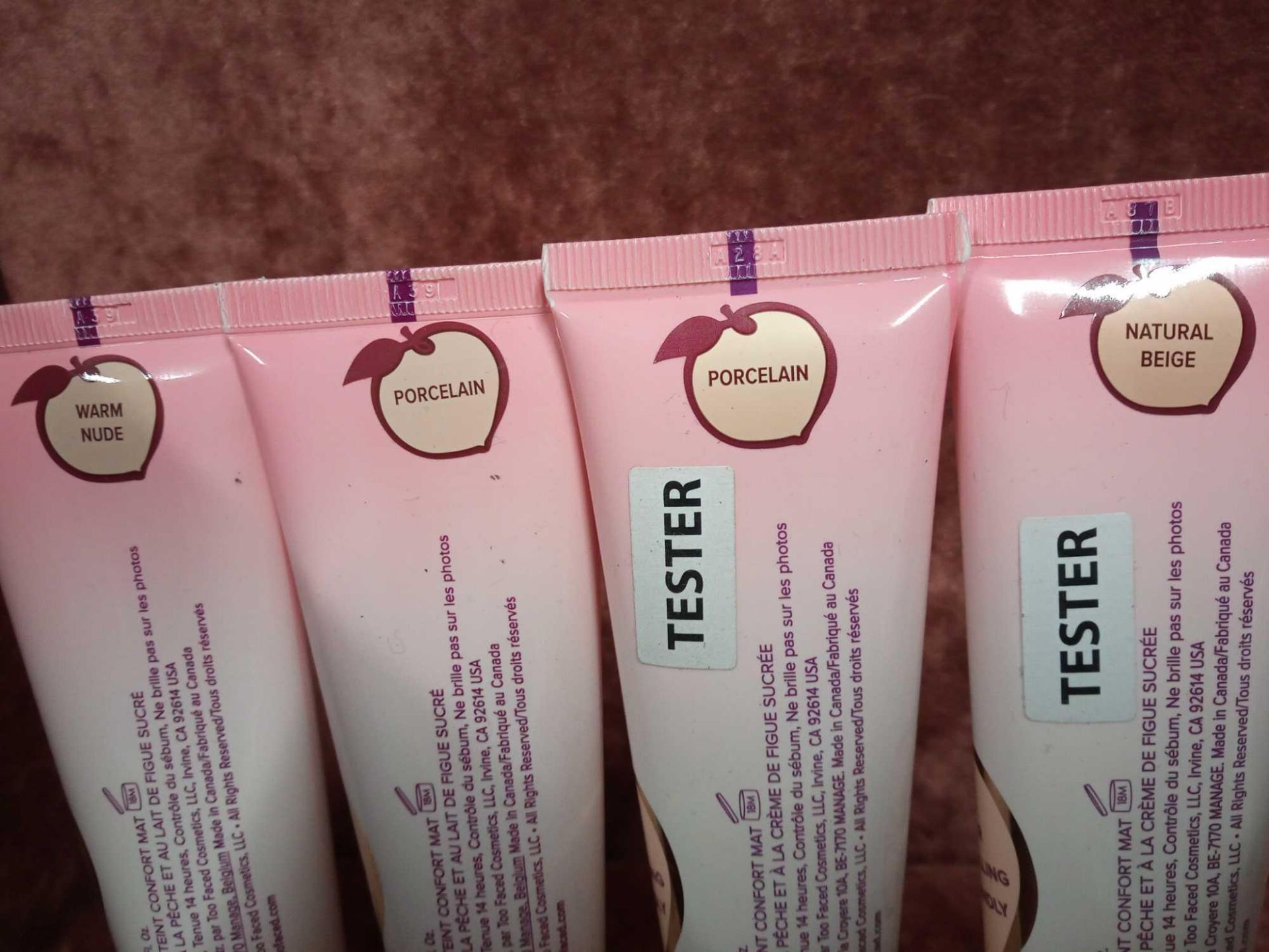 RRP £120 Lot To Contain Four Brand-New Unused Testers Of Too Faced Peach Perfect Comfort Matte Found - Image 3 of 3