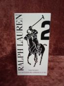 RRP £70 Brand New Boxed And Sealed 100Ml Tester Of Ralph Lauren The Big Pony Collection #2 Eau De To