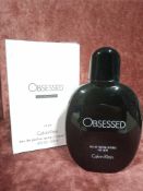 RRP £60 Boxed 125Ml Tester Bottle Of Calvin Klein Obsessed Eau De Parfum