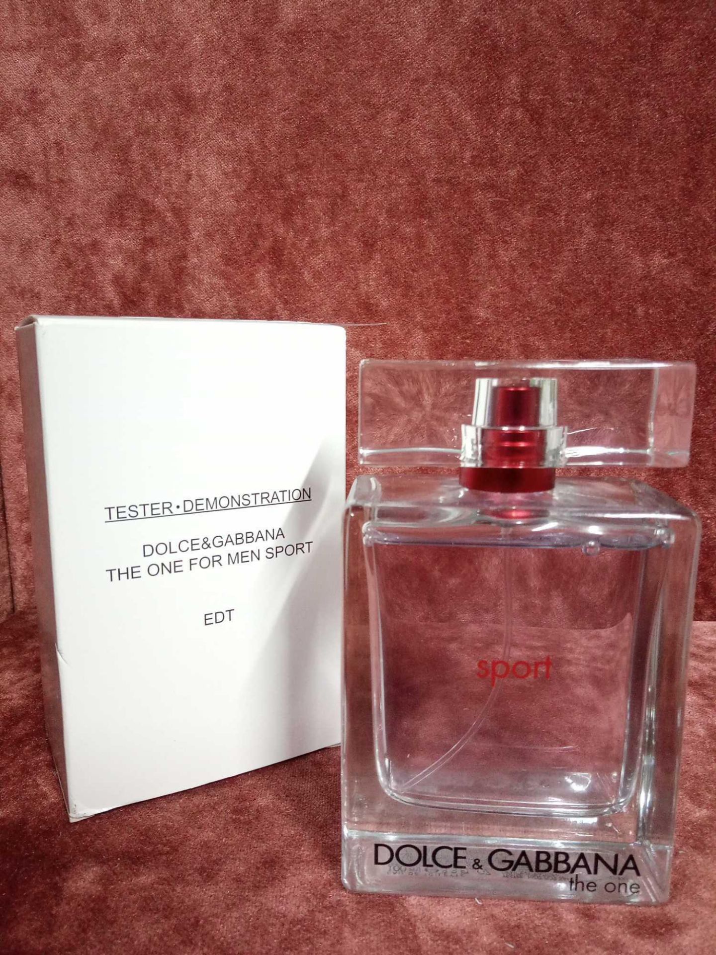 RRP £90 Boxed Full 100Ml Tester Bottle Of Dolce And Gabbana The One For Men Sport Edt Spray