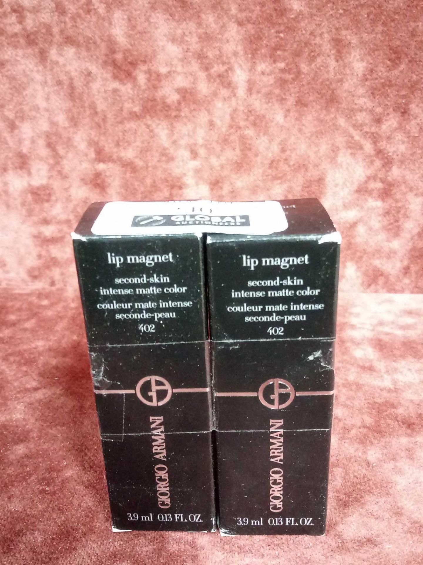 RRP £65 Lots To Contain 2 Brand New Boxed Testers Of Giorgio Armani Lip Magnet Intense Colours 3.9 M - Image 2 of 3