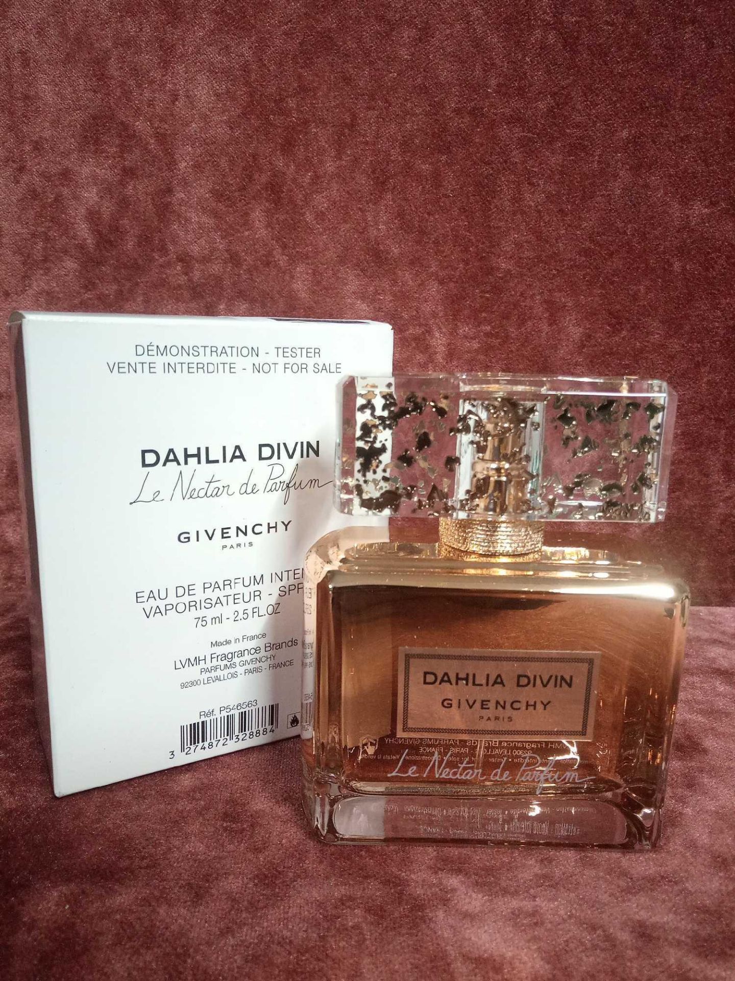 RRP £80 Boxed 75Ml Tester Bottle Of Givenchy Dahlia Divin Le Nectar De Parfum Eau De Parfum