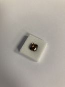 RRP £4,900 Lose Cut Cornered Square Modified Brilliant 2.12 Carat Natural Fancy Dark Brown Diamond