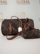 RRP £1600 Louis Vuitton Papillon 30 Brown Coated Canvas Monogram Canvas , Grade A , Aam7266