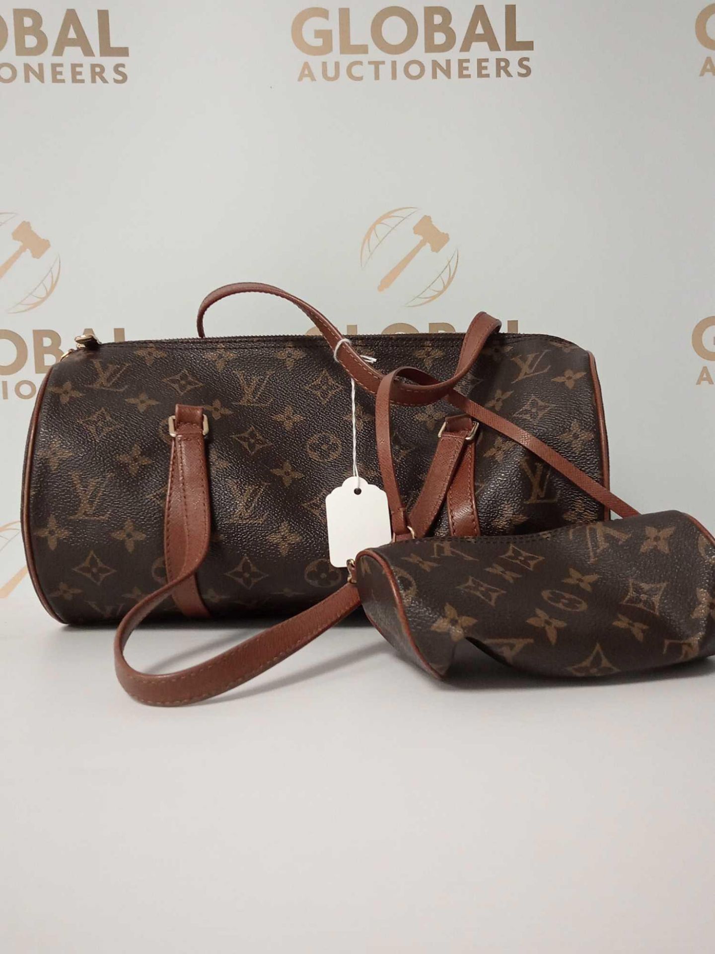 RRP £1600 Louis Vuitton Papillon 30 Brown Coated Canvas Monogram Canvas , Grade A , Aam7266