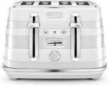 RRP £100 Boxed Delonghi Avvolta 4 Slice Toaster