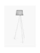 RRP £160 Boxed John Lewis Felt Tripod Floor Lamp In White (No Shade Stand Only)(4088129)