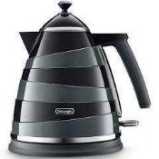RRP £190 Lot To Contain 2 Boxed Delonghi Assorted Kettles