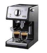 RRP £200 Boxed Delonghi Espresso And Cappuccino Maker