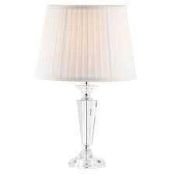 RRP £125 Boxed Galway Living Florence Lamp & Shade