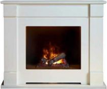 RRP £820 Boxed Suncrest Luc1024-Wp Lucera White Textured Electric Suite