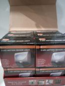 RRP £100 Lots To Contain 24 Brand New Boxed Intec 3 Led Motion Sensor Lights