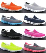 RRP £200 Lot To Contain 4 Boxed Pairs Of Skechers Designer Assorted Footwear In A Range Of Designs C