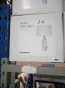 RRP £240 3 Boxed Debenhams Designer Petra Table Lights