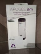 RRP £100 Boxed Apogee Jam 96K Guitar Audio Interface For Mac And Ios