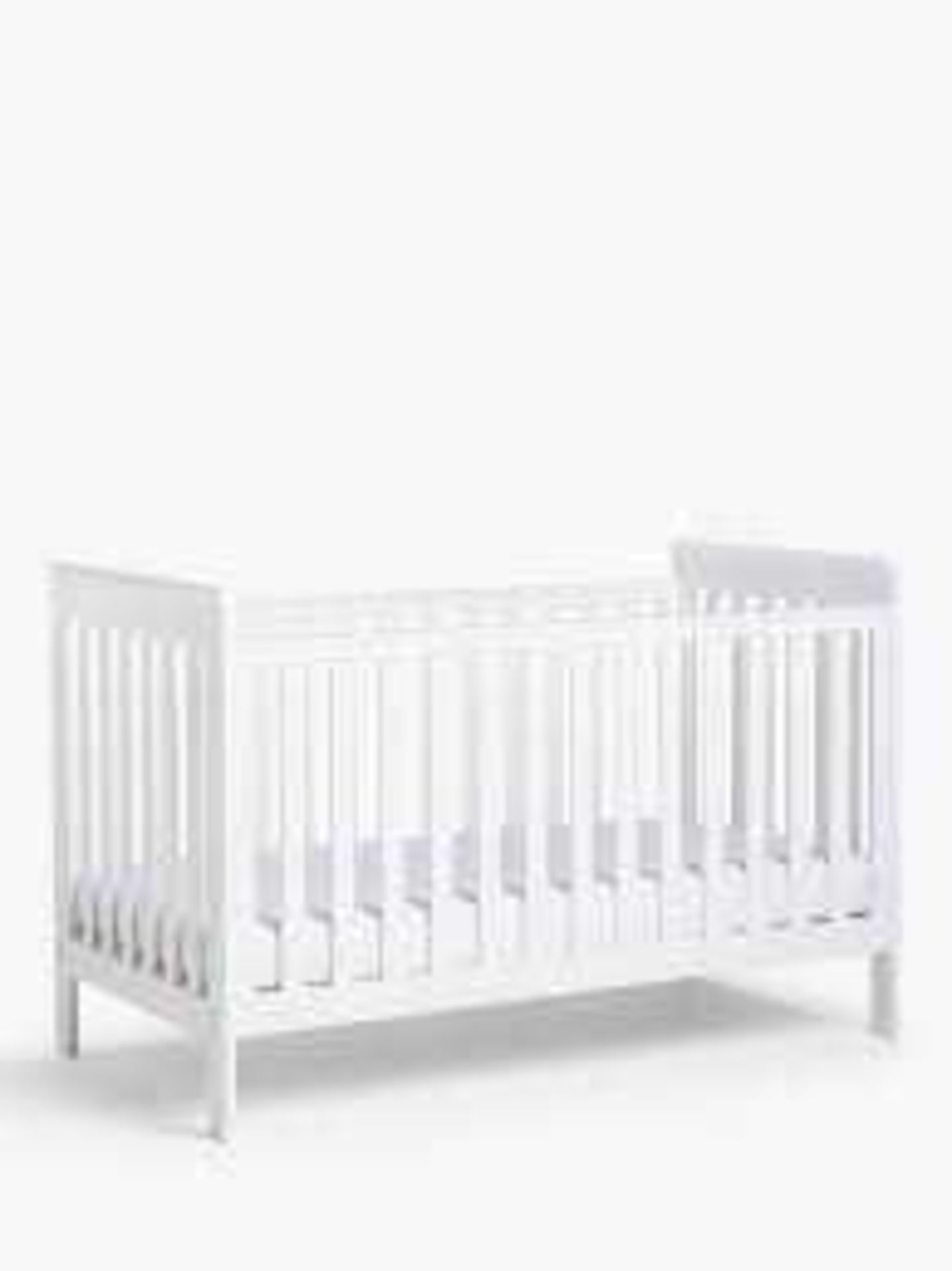 RRP £250 Complete Boxed John Lewis Charlotte Cot Bed In White
